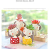 Image of 4Pcs/set Resin Plant Pot Creative Mini Planter Succulent Cactus Bonsai Flowerpot