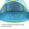 Image of Baby Kids Pop Up Beach Camping Tent Sun UV Shade Shelter Canopy Tents With Pool