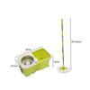 Image of 4 Style 360 Spinning Mop Stainless Steel Bucket 2 Free Spin Mop Heads/pads Wheel