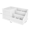 Image of Plastic Desktop Organizer Makeup Cosmetic Storage Box Case Stationery Pen Holder Home Decorations