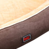 Image of PaWz Deluxe Soft Pet Bed Mattress with Removable Cover Size XXX Large in Brown Colour