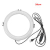 Image of Portable Ring Light LED Makeup Ring Lamp USB Selfie Ring Lamp Phone Holder Tripod Stand Photography Lighting