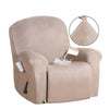 Image of Recliner Cover Non Slip Stretch Suede Couch Armchair Chair Covers Protector