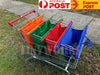 Image of 4 Reusable Bag Shopping Cart Grocery Bags Large Size Trolley Fit