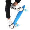 Image of 22'' LED Light Up Fish Skateboard 4 PU Wheel Single Warping Board Teenagers Kids Skateboard