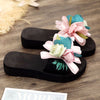 Image of Women Sliders with Flower Design