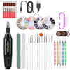 Image of 50 Pcs/Set Manicure Set Electric Nail Drill Machine Set with USB nail Sanding Pen Set Nail Stick Drill Kits
