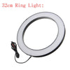 Image of Ring Light LED Makeup Ring Lamp USB Portable Selfie Ring Lamp Phone Holder Tripod Stand Photography Lighting
