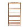 Image of 3 Layers 50/70cm Wood Holder Bookshelf Space Saving Floor Bookcase for Creative Modern Small Home Decoration