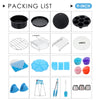 Image of 17Pcs Air Fryer Accessories Set Non-stick Frying Cage Dish Baking Pan