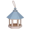 Image of Wooden Bird House Feeder Frame Bird Cage Net for Feeding Tool