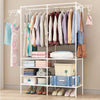 Image of Heavy Duty Clothes Rail Rack Garment Hanging Display Stand Shoe Storage Shelf