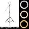 Image of LED Ring Light Lamp 6 Inch Dimmable Fill Light with Desktop Tripod Stand for Youtube Tiktok Makeup Live Stream Vlog