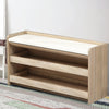 Image of Rustic Entryway Storage Bench