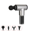 Image of Electric Percussion Massager 4 Levels Athlete Muscle Deep Tissue Vibrating Relaxing Therapy Device with 4 Massager Heads