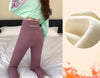 Image of Women Fleece lined leggings warm stretchy pants1