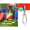 Image of Keezi Kids 3-in-1 Slide Swing with Basketball Hoop Toddler Outdoor Indoor Play