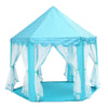 Image of Portable Princess Castle Play Tent Activity Fairy House Fun Play House Toy 55.1x55.1x53.1 Inch