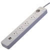 Image of Huntkey 4 Outlet Surge Protected Powerboard with Dual USB Charging Ports