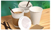Image of 110 Pcs 12oz Disposable Takeaway Coffee Paper Cups Triple Wall Take Away w Lids