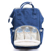 Image of Waterproof Mummy Nappy Diaper Bag Baby Travel Changing Nursing Backpack Blue