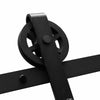 Image of 3M Antique Classic Style Single Sliding Barn Door Hardware Track Roller Kit
