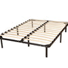 Image of Levede Metal Bed Frame Mattress Base with Timber Slats Air BnB Queen Size