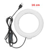 Image of Portable Ring Light LED Makeup Ring Lamp USB Selfie Ring Lamp Phone Holder Tripod Stand Photography Lighting