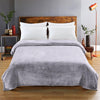Image of DreamZ 320GSM 220x240cm Ultra Soft Mink Blanket Warm Throw in Black Colour