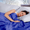 Image of DreamZ Anti-Anxiety Weighted Blanket Cotton Cover in Royal Blue Colour