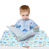 Image of Blue Weighted Cotton Lap Pad