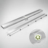 Image of 1200MM Stainless Steel Tile Insert Bathroom Shower Grate Drain Floor Linear