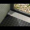 Image of 800MM Stainless Steel Tile Insert Bathroom Shower Grate Drain Floor Linear