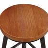 Image of 4x Levede Industrial Bar Stools Kitchen Stool Wooden Barstools Swivel Vintage