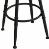 Image of 2x Levede Rustic Industrial Bar Stool Kitchen Stool Barstool Swivel Dining Chair