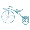 Image of 3 Tier Bicycles Plant Stand Metal Flower Pots Garden Decor Shelf Rack