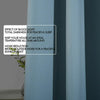 Image of 2x Blockout Curtains Panels 3 Layers Eyelet Room Darkening 140x230cm Charcoal