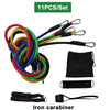 Image of 11/13 Pcs Resistance Bands Fitness Sport Yoga Elastic Bands Gym Home Training