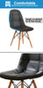 Image of Levede 4x Retro Replica Eames PU Leather Dining Chair Office Cafe Lounge Chairs