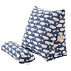 Image of Cotton Waist Pillow Bay Window Reading Pillow Polyester Linen Cushion Back Neck Support