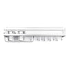 Image of Space Aluminum Kitchen Rack Double Cup Chopstick Holder Seasoning Wall Mount Storage for Kitchen Arrangement