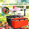 Image of 30L Folding Insulated Picnic Bag Storage Basket Bag Box Outdoor Picnic Food Bags
