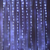 Image of 3M*2M USB 8 Modes Remote Control 200 LED Curtain String Light with 10 Hooks Festival Christmas Wedding Decor