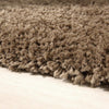 Image of Ultra Soft Anti Slip Rectangle Plush Shaggy Floor Rug Carpet in Taupe 60x220cm