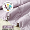 Image of DreamZ Microfibre All Season Bamboo Lightweight Quilt Duvet Queen Size Purple