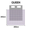 Image of DreamZ Microfibre All Season Bamboo Lightweight Quilt Duvet Queen Size Purple