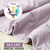 Image of DreamZ Microfibre All Season Bamboo Lightweight Quilt Duvet King Size Purple