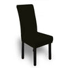 Image of 1x Stretch Elastic Chair Covers Dining Room Wedding Banquet Washable Black