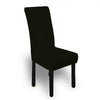 Image of 1x Stretch Elastic Chair Covers Dining Room Wedding Banquet Washable Black