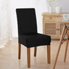 Image of 1x Stretch Elastic Chair Covers Dining Room Wedding Banquet Washable Black